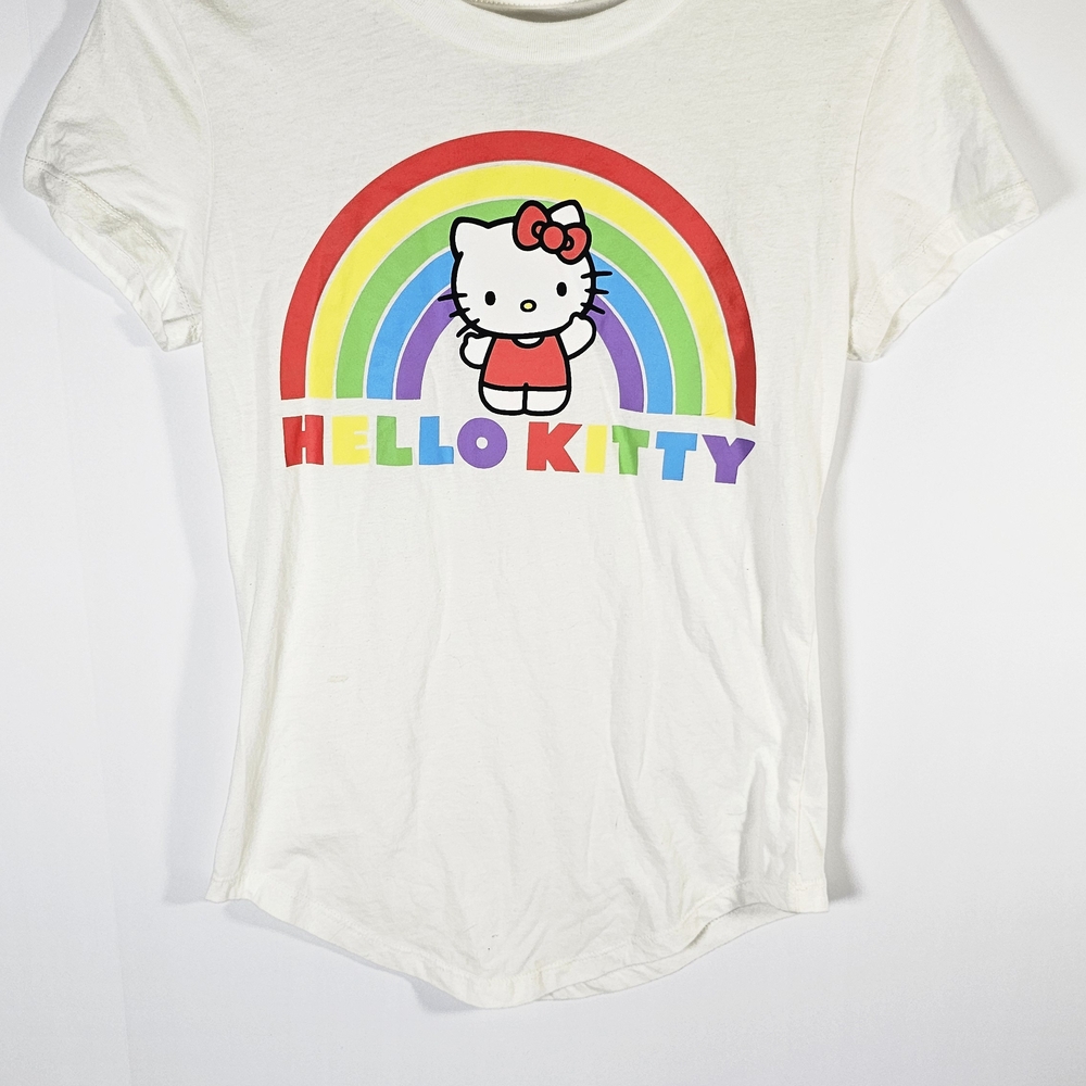 Hello Kitty Kids T-Shirt with Rainbow Design